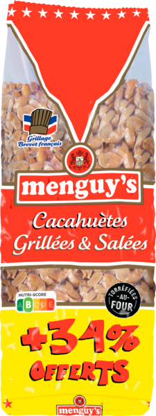 CACAHUÈTES GRILLÉES ET SALÉES 
