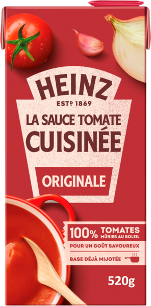 LA SAUCE TOMATE CUISINÉE ORIGINALE
