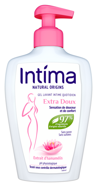 GEL LAVANT INTIME QUOTIDIEN EXTRA DOUX EXTRAIT D'HAMAMÉLIS

