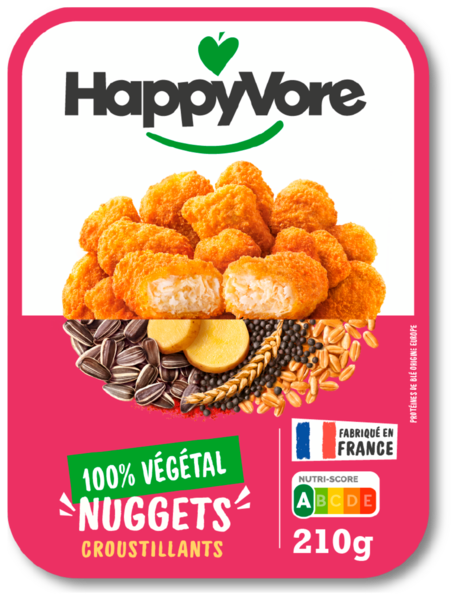 NUGGETS VÉGÉTAUX & GOURMANDS 
