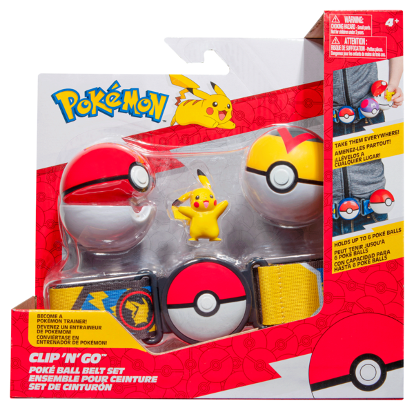 Ceinture avec 2 Pokeballs et figurine
