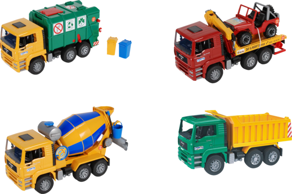 Camions en plastique
BRUDER