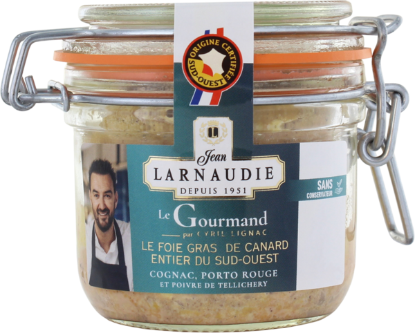 FOIE GRAS DE CANARD ENTIER IGP SUD-OUEST  LE GOURMAND-LIGNAC
