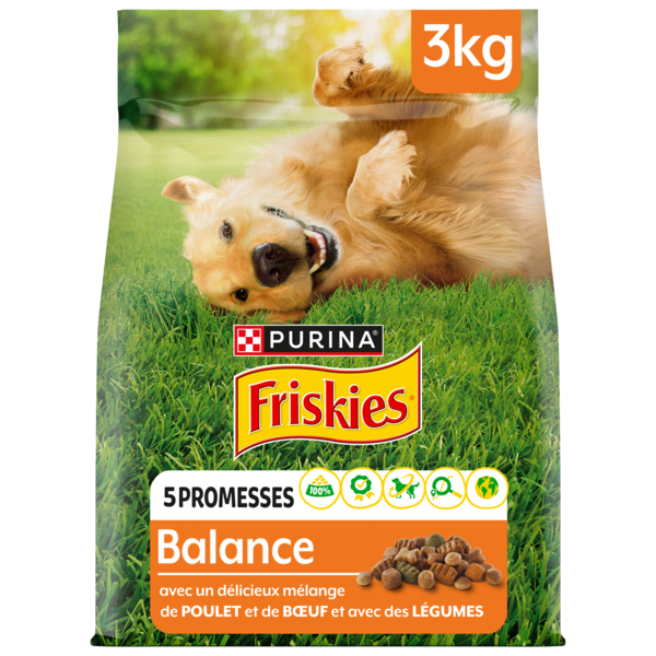 CROQUETTES POUR CHIEN ADULTE AU POULET ET LÉGUMES
