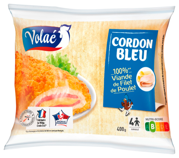 CORDON BLEU X4 SURGELÉS  
