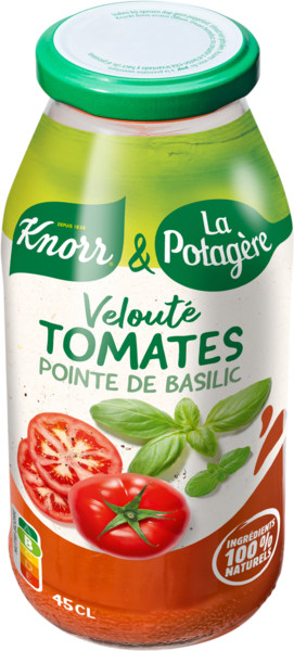 SOUPE COMME À LA MAISON TOMATES POINTE DE BASILIC
