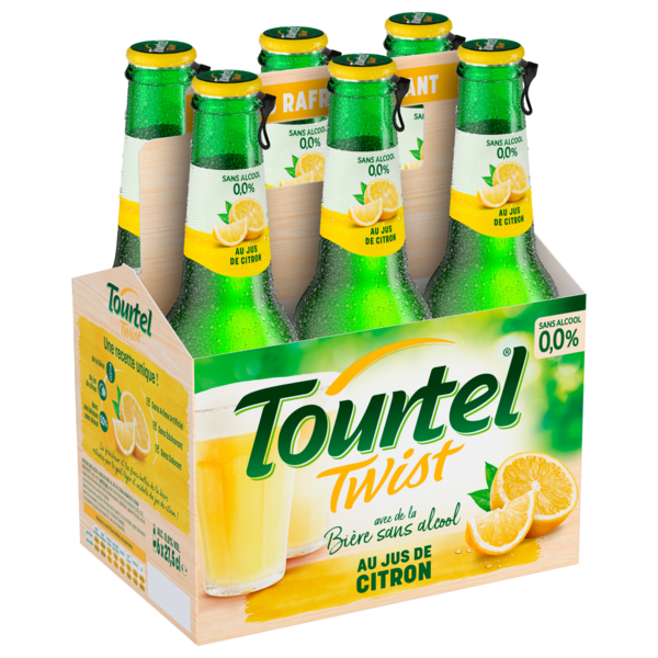 BIÈRE SANS ALCOOL AU JUS CITRON
