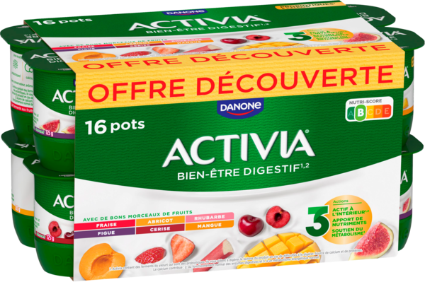 YAOURT AUX PROBIOTIQUES AUX FRUITS PANACHÉS OFFRE DÉCOUVERTE 
