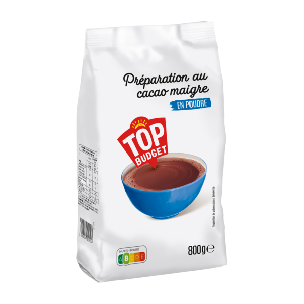 PRÉPARATION AU CACAO MAIGRE 
