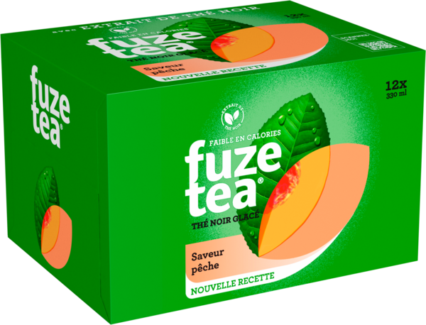 BOISSON À BASE DE THÉ NOIR PÊCHE
