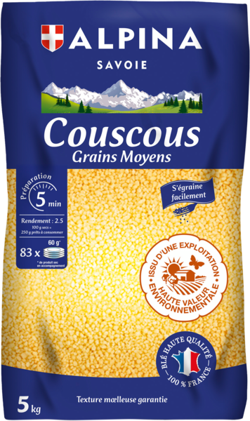 COUSCOUS
Intermarché En gros, c'est moins cher