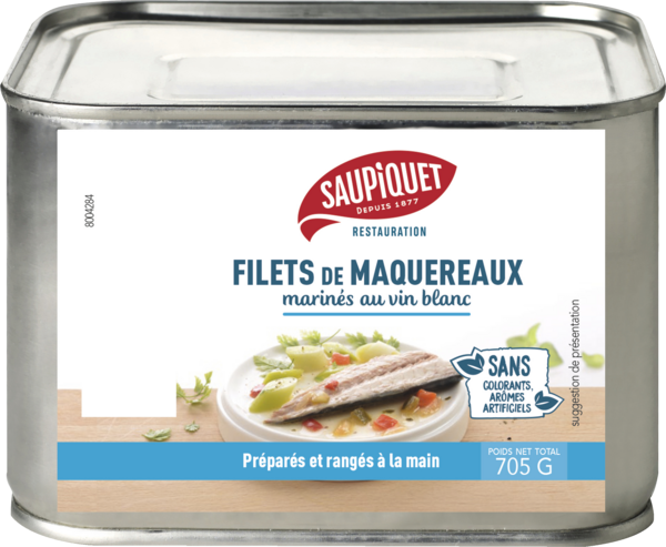 FILETS DE MAQUEREAUX AU VIN BLANC
Intermarché En gros, c'est moins cher