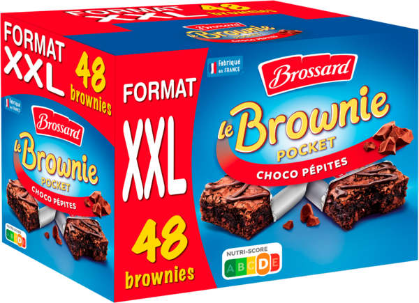 MINI BROWNIE CHOCO PEPITES 
