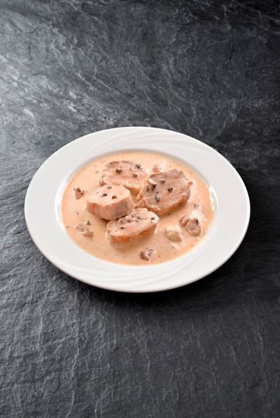 FILET MIGNON DE PORC AUX CÈPES 