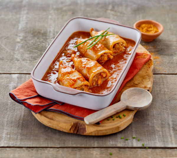 CALAMARS FARCIS SAUCE AUX CRUSTACÉS 