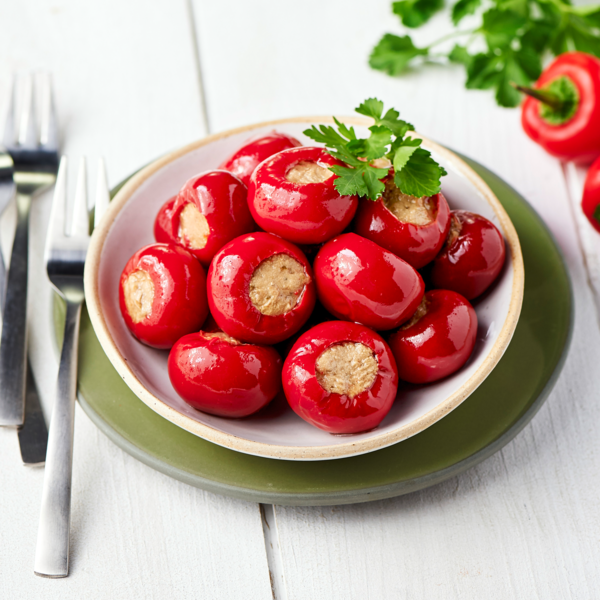 PETITS POIVRONS FARCIS AU THON (2)