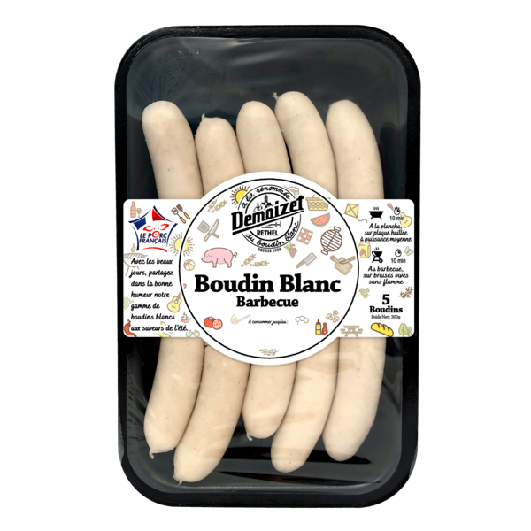 BOUDIN BLANC BBQ DE RETHEL IGP
