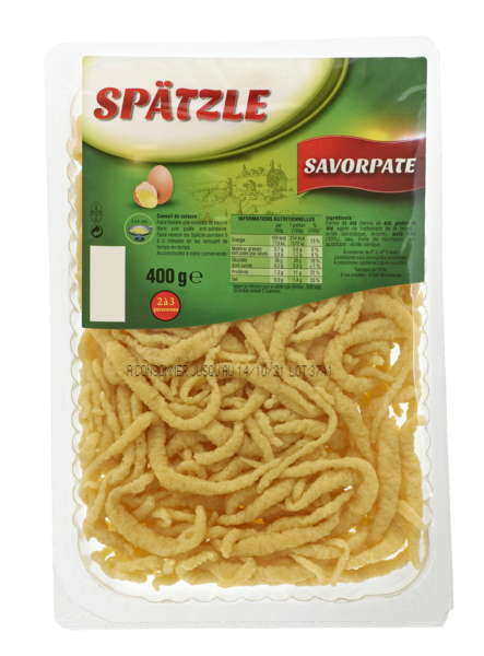 SPAETZLE AUX ŒUFS FRAIS 
