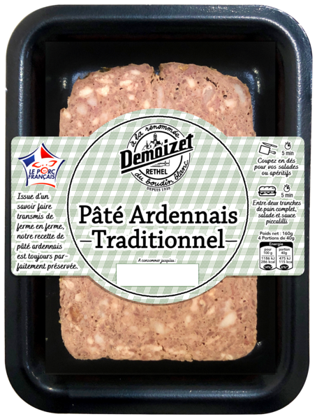 PÂTÉ ARDENNAIS TRADITIONNEL 
