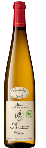 AOP VIN D'ALSACE
MUSCAT TRADITION HVE 
