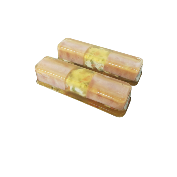 BÛCHES JAMBON MACÉDOINE 
