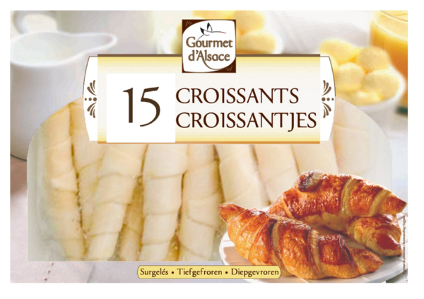 15 CROISSANTS SURGELÉS 
