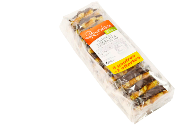 GAUFRES LIÉGEOISES AU CHOCOLAT 
