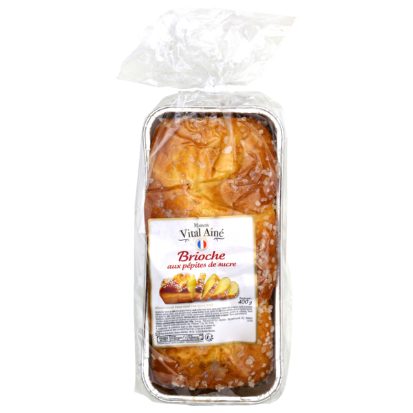 BRIOCHE AUX PÉPITES DE SUCRE
