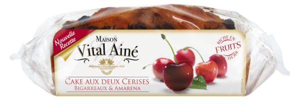 CAKE AUX DEUX CERISES
