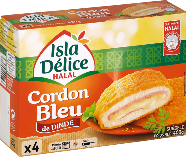 CORDON BLEU DE DINDE SURGELÉ
Intermarché SAVEURS D’ORIENT