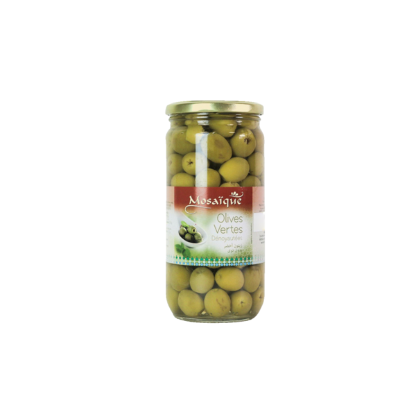 OLIVES VERTES DÉNOYAUTÉES 
