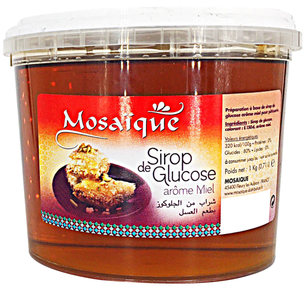 SIROP DE GLUCOSE AROMATISÉ AU MIEL
