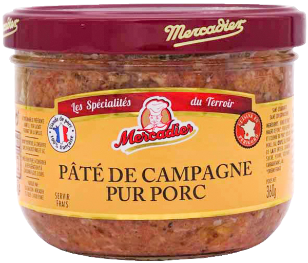 PÂTÉ DE CAMPAGNE PUR PORC 
